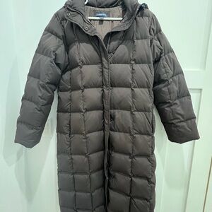 Lands' End Dark Brown Quilted Jacket